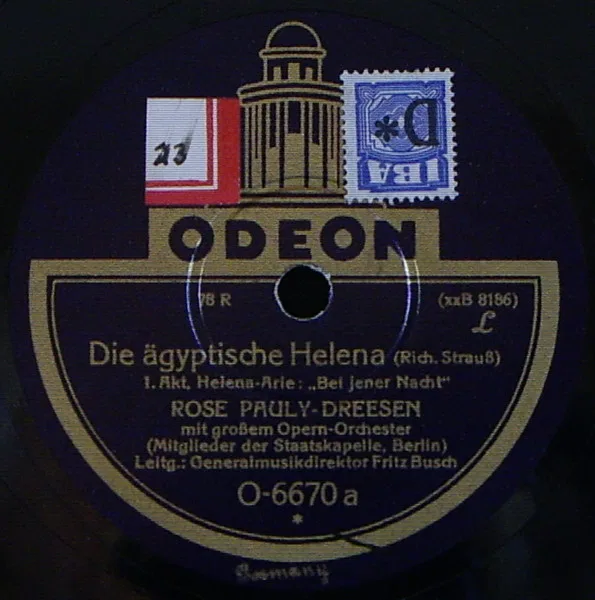 Die Ägyptische Helena: „Bei Jener Nacht“ / „Zweite Brautnacht! Zaubernacht“