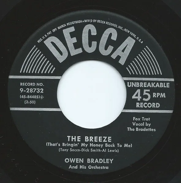 The Breeze (That's Bringin' My Honey Back To Me)