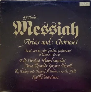 Messiah (Arias And Choruses)