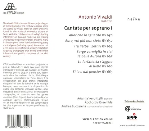Cantate per soprano I - Foto 2 de 2