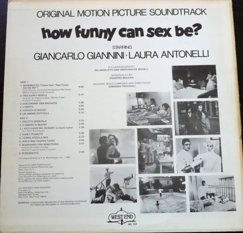 How Funny Can Sex Be? (Original Motion Picture Soundtrack) - Foto 3 de 6