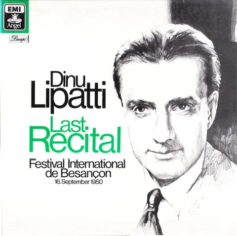 Last Recital - Festival International Besançon - 16. September 1950