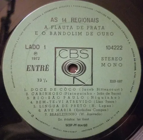 As 14 Regionais - A Flauta De Prata E O Bandolim De Ouro - Foto 3 de 4