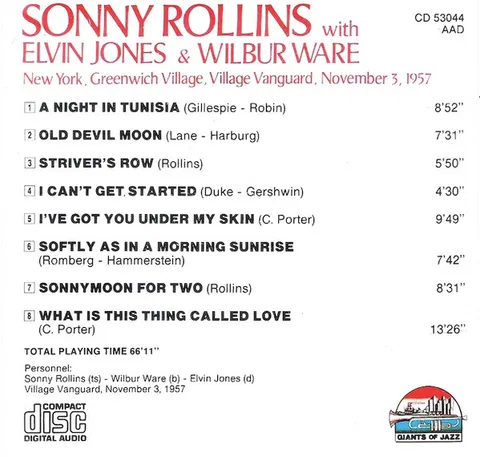 New York, Greenwich Village, Village Vanguard, November 3, 1957 - Foto 3 de 4