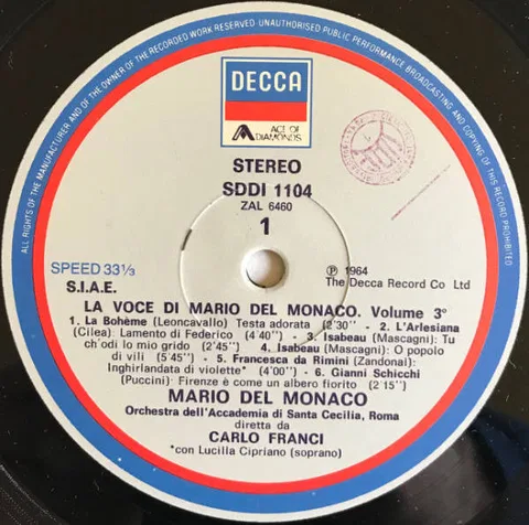 La Voce Di Mario Del Monaco - Vol. 3 - Foto 3 de 4