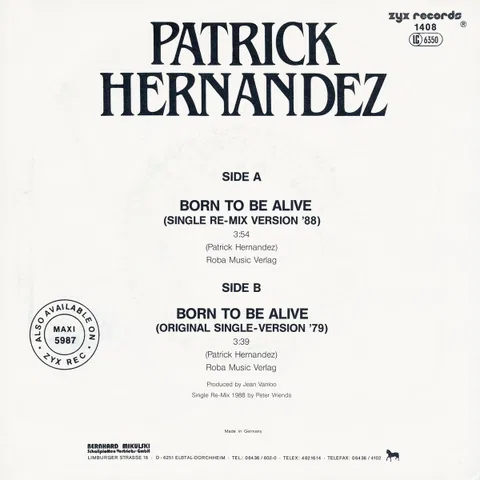 Born To Be Alive (Remix '88) - Foto 2 de 4