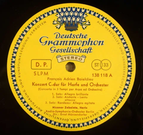 Harfenkonzert C-dur · Harp Concerto In C Major / Konzert-Serenade Für Harfe Und Orchester · Concert-Serenade For Harp And Orchestra - Foto 2 de 4