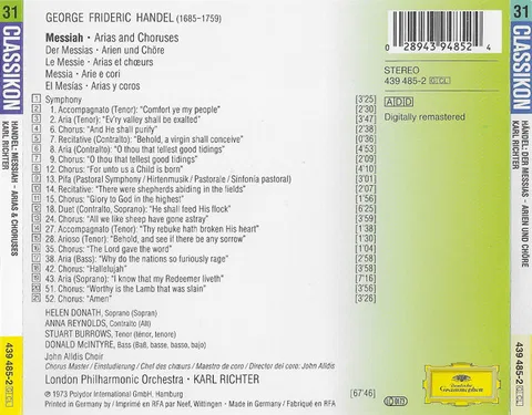 Messiah - Arias And Choruses - Foto 2 de 3