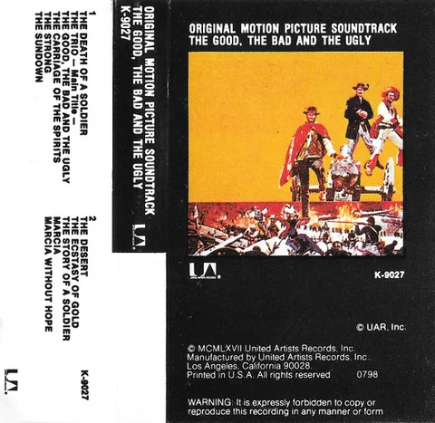 Original Motion Picture Soundtrack The Good, The Bad And The Ugly
