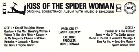 Original Soundtrack Album With Music & Dialogue: Kiss Of The Spider Woman - Foto 2 de 7