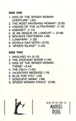 Original Soundtrack Album With Music & Dialogue: Kiss Of The Spider Woman - Foto 5 de 7