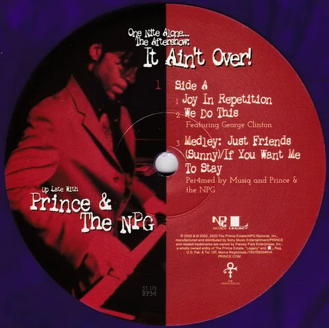 One Nite Alone... The Aftershow: It Ain't Over! (Up Late With Prince & The NPG) - Foto 3 de 12