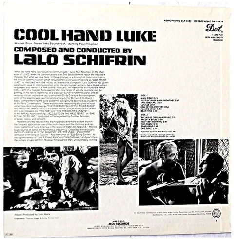 Cool Hand Luke - Original Soundtrack Recording - Foto 3 de 7