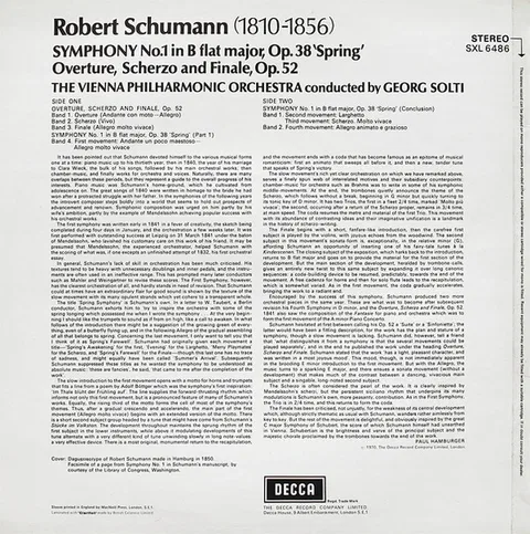 Symphony No.1 Op. 38 'Spring' / Overture, Scherzo And Finale, Op. 52 - Foto 2 de 4