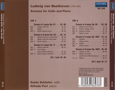 Sonatas For Cello And Piano - Foto 2 de 5