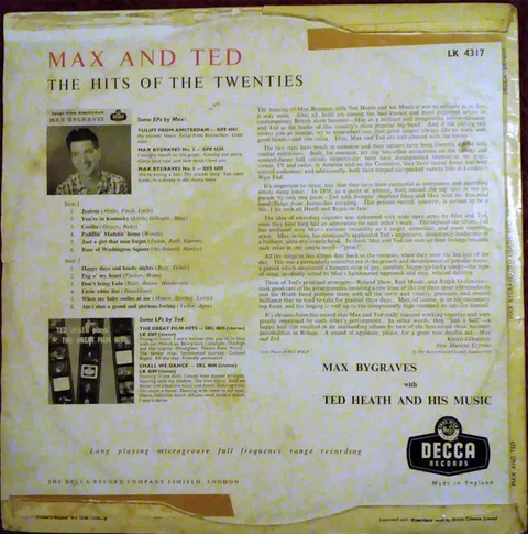 Max And Ted The Hits Of The Twenties - Foto 2 de 9