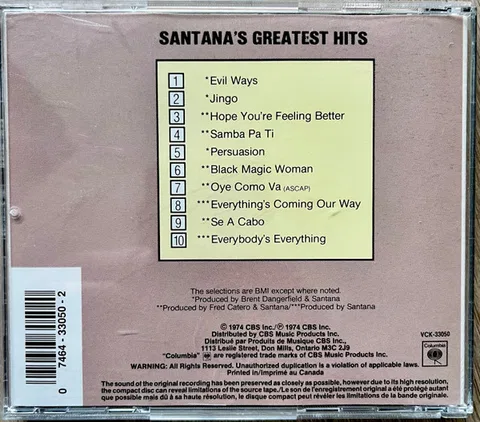Santana's Greatest Hits - Foto 2 de 3