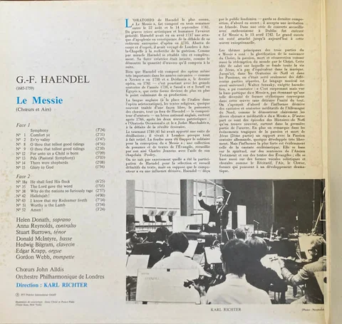 Le Messie (Chœurs Et Airs) - Foto 3 de 8
