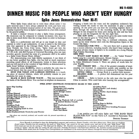 Dinner Music... for People Who Aren't Very Hungry! - Foto 2 de 4