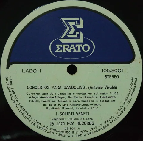 Les Concertos Pour Mandoline / Concerto Pour Violon Discordato - Foto 3 de 7