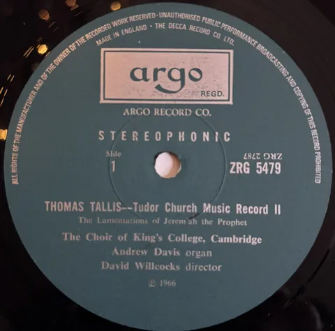 Tudor Church Music Record II (Including The Lamentations) - Foto 3 de 4