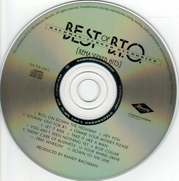 Best Of B.T.O. (Remastered Hits)