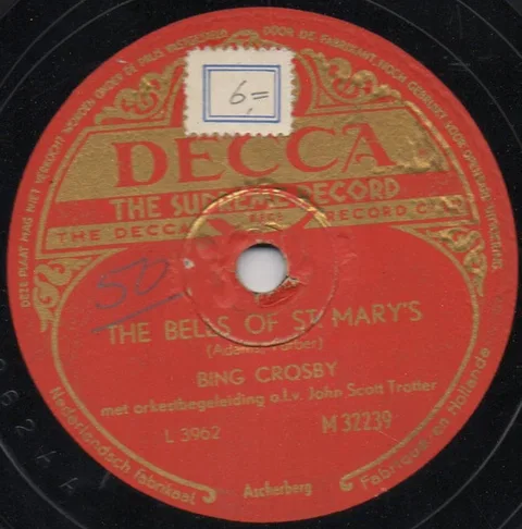 The Bells Of St. Mary's / I'll Take You Home Again, Kathleen