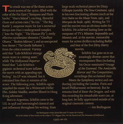 Enter The Dragon (Original Motion Picture Soundtrack) - Foto 2 de 4