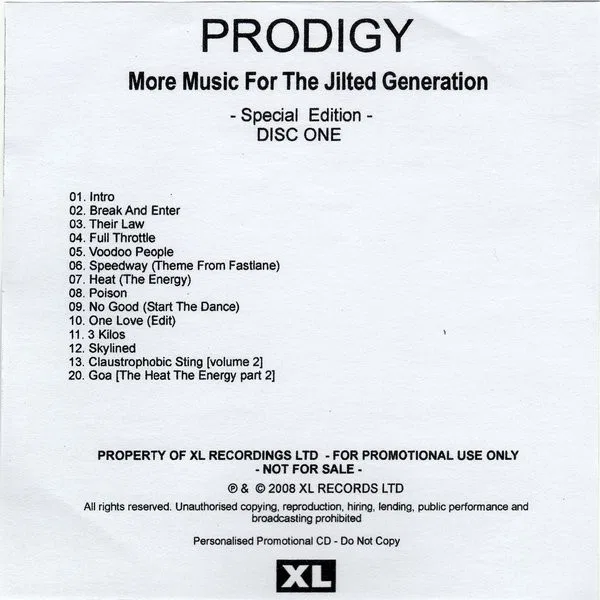 More Music For The Jilted Generation