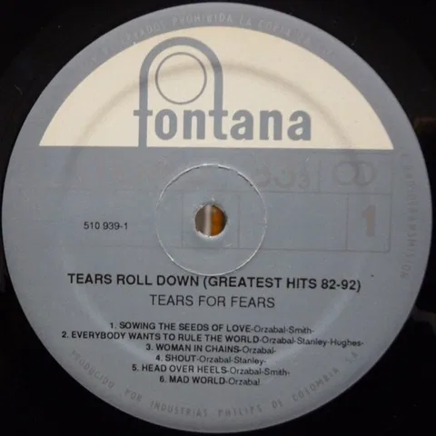 Tears Roll Down (Greatest Hits 82-92) - Foto 3 de 4