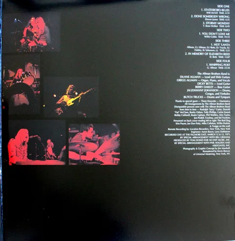 The Allman Brothers Band At Fillmore East - Foto 3 de 9