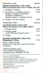Piano Concerto No. 3 / Concerto En Sol / Rhapsody In Blue - Foto 5 de 7