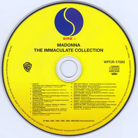 The Immaculate Collection = ウルトラ・マドンナ－グレイテスト・ヒッツ - Foto 3 de 14