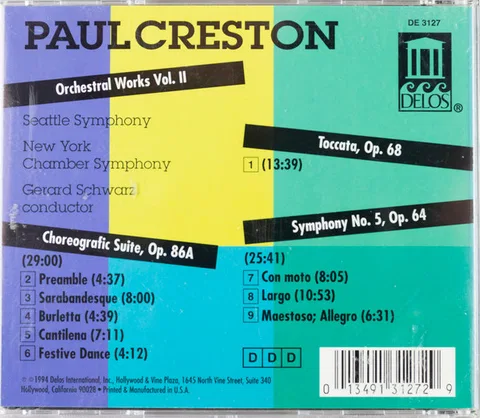 Orchestral Works Vol. II: Toccata / Choreografic Suite / Symphony No. 5 - Foto 3 de 7