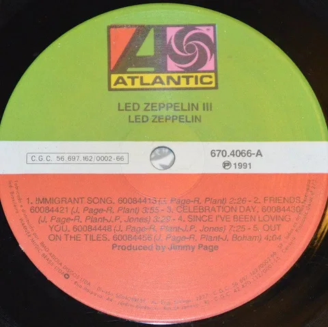 Led Zeppelin III - Foto 3 de 4