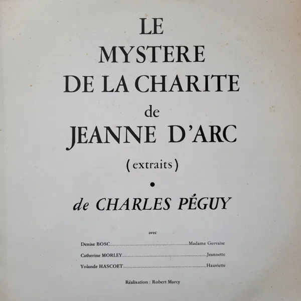 Le Mystere de la Charité de Jeanne D'Arc
