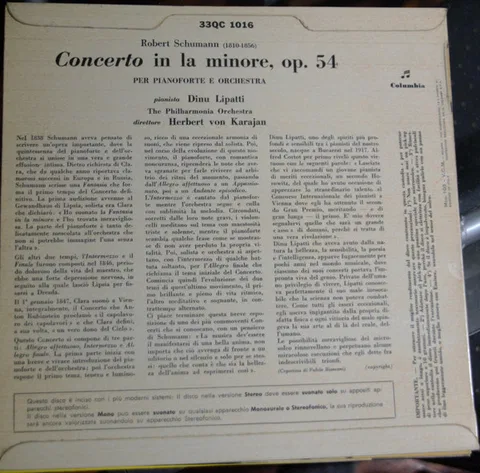 Concerto In la Minore Op. 54 Per Pianoforte E Orchestra - Foto 2 de 2