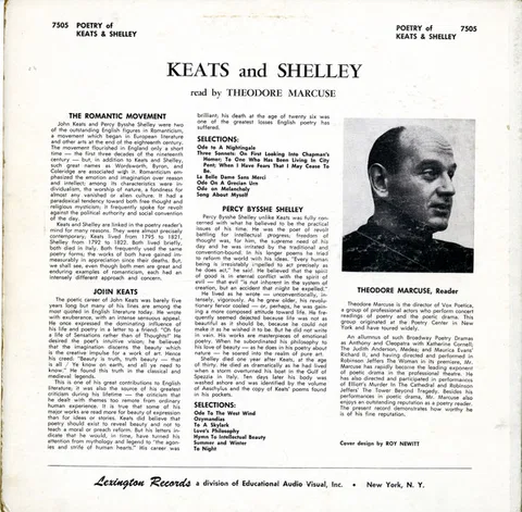 The Poetry Of Keats And Shelley - Foto 2 de 4